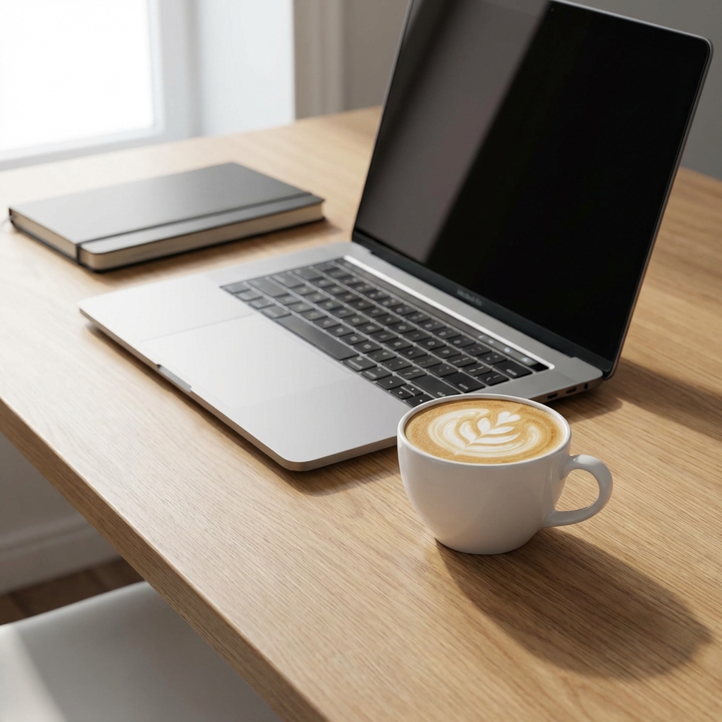 Adding a realistic object (like a coffee cup) onto a desk with perfect shadows.